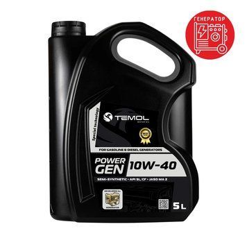 Олива TEMOL POWER GEN 10W-40 5л L0137-75 фото