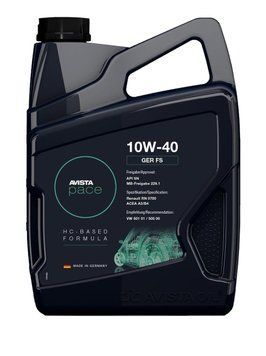 Масло AVISTA pace GER SAE FS 10W-40 кан. 4л. 1115763929 фото