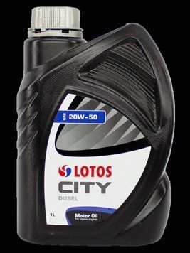 Олива моторна Lotos City Diesel CC 20W-50 1 л (WF-K102780-0NA) 300050 фото
