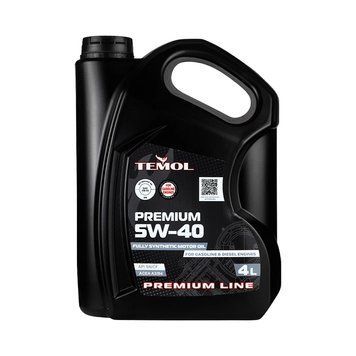 Моторна олива TEMOL PREMIUM 5W-40 4л 3588 фото