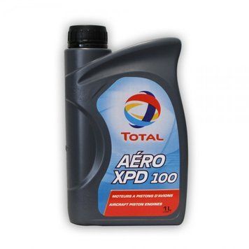 Беззольное минеральное масло для авиационных поршневых двигателей Total AERO XPD 100 канистра 1л 182315 фото