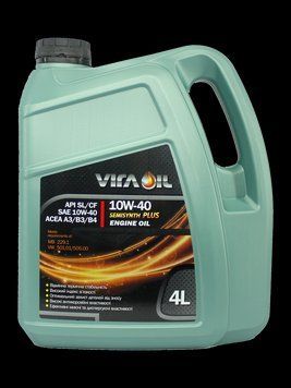 Масло моторное Vira SemiSynthetic PLUS SL/CF A3/B3/B4 10W-40 4 л VW 501.01/505.00 MB 229.1 (VI0211) VI0211 фото