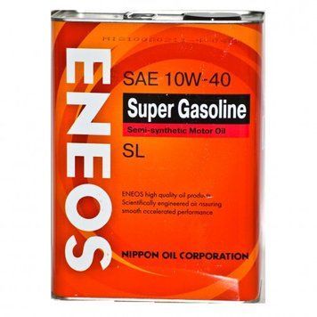 Масло ENEOS Super Gasoline SL 10W-40 кан. 4л ENSS1040SL-4 ENSS1040SL-1 фото
