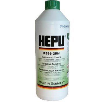 Антифриз HEPU зелений G11 1,5 л P999-GRN P999-YLW фото
