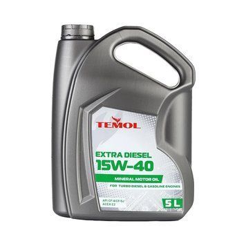 Масло моторное TEMOL EXTRA DIESEL 15W-40 5л L0119-75 фото