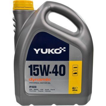 Олива YUKO DYNAMIC 15W-40 API SG/CD кан. 4л 3167700117 фото