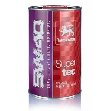 Олива WOLVER Supertec 5W-40, API SN/CF кан. 1л. 4260360941078 фото