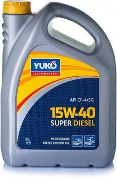 Масло YUKO SUPER DIESEL 15W-40 5л. 1146118529 фото