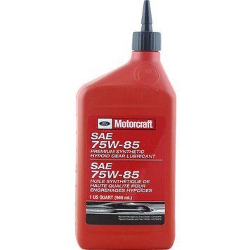 Масло MOTORCRAFT SAE 75W-85 Premium Synthetic Hypoid Gear Lubricant кан. 0.946л. XY75W140QL / 1048714 XY75W85-QL фото