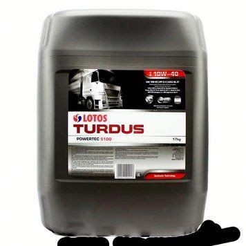 Олива моторна Lotos Turdus Powertec 5100 10W-40 17 кг (WF-P703R00-000) 300123 фото