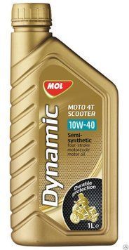 Моторне масло для скутера MOL Dynamic Moto Scooter 4T 10W-40-1 л 13006121 фото