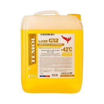Антифриз TEMOL LUXE G12 YELLOW 10кг L2013-78 фото